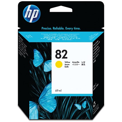 HP 82 High Yield Yellow Ink Cartridge C4913A