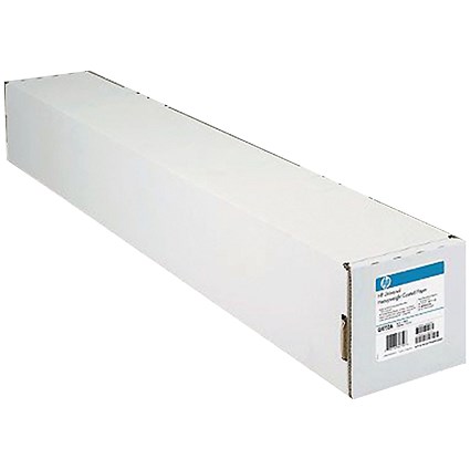 HP DesignJet Paper Roll, 914mm x 45.7m, Bright White, 90gsm