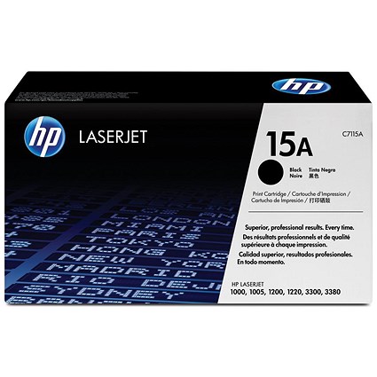 HP 15A Black Laser Toner Cartridge C7115A
