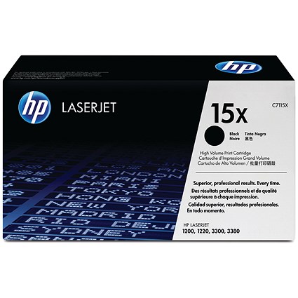 HP 15X Black Laser Toner Cartridge C7115X