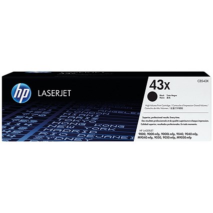 HP 43X Black Laser Toner Cartridge C8543X