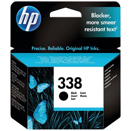 HP 338 Black Ink Cartridge C8765EE