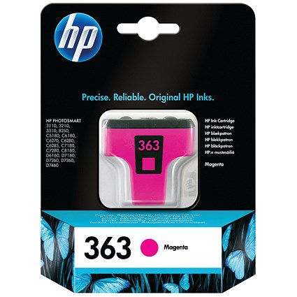 HP 363 Magenta Ink Cartridge C8772EE HP 363 Magenta Ink Cartridge C8772EE