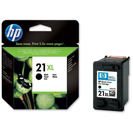 HP 21XL Black High Yield Ink Cartridge