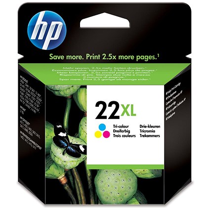 HP 22XL Colour High Yield Ink Cartridge