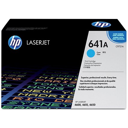 HP 641A Cyan Laser Toner Cartridge