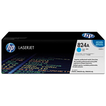 HP 824A Cyan Laser Toner Cartridge