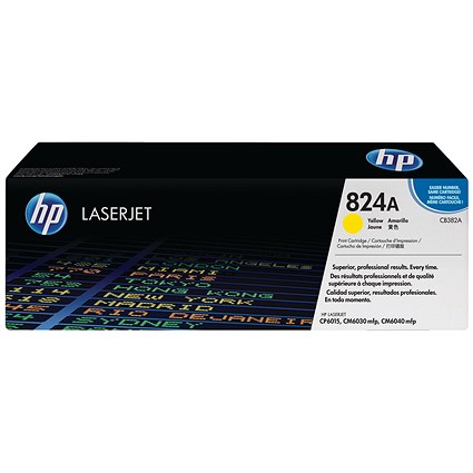 HP 824A Yellow Laser Toner Cartridge