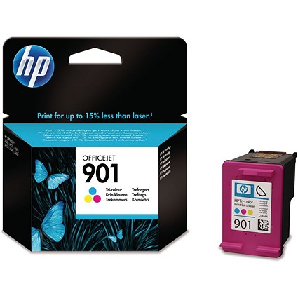 HP 901 Tri-Colour Ink Cartridge CC656AE