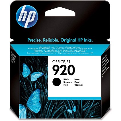 HP 920 Black Ink Cartridge CD971AE
