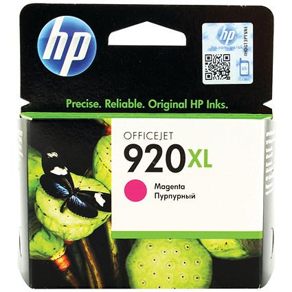HP 920XL Magenta High Yield Ink Cartridge CD973AE HP 920XL Magenta High Yield Ink Cartridge CD973AE