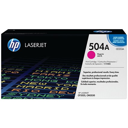 HP 504A Magenta Laser Toner Cartridge
