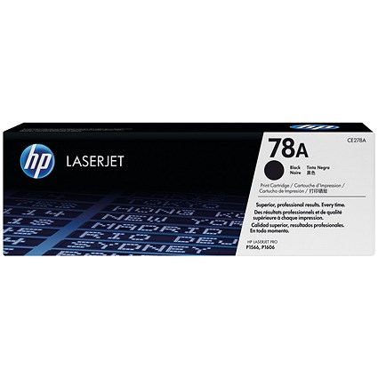 HP 78A Black Laser Toner Cartridge CE278A