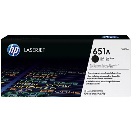 HP 651A Black Laser Toner Cartridge