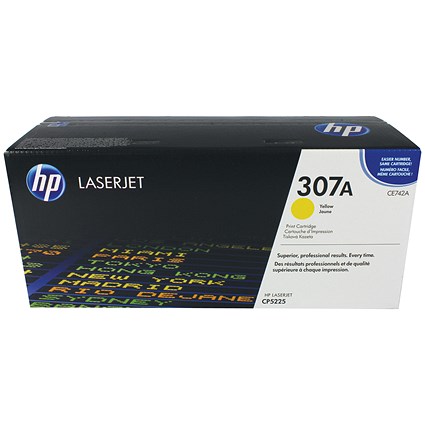 HP 307A Yellow Laser Toner Cartridge