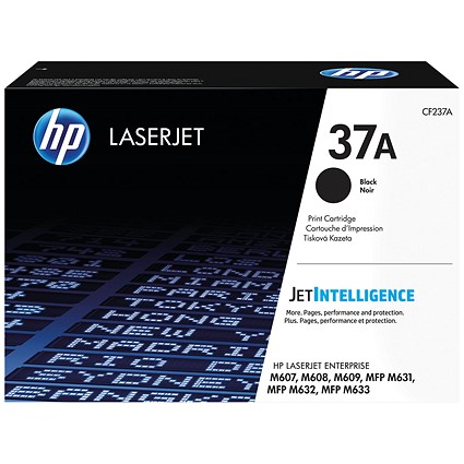 HP 37A Black Laser Toner Cartridge CF237A