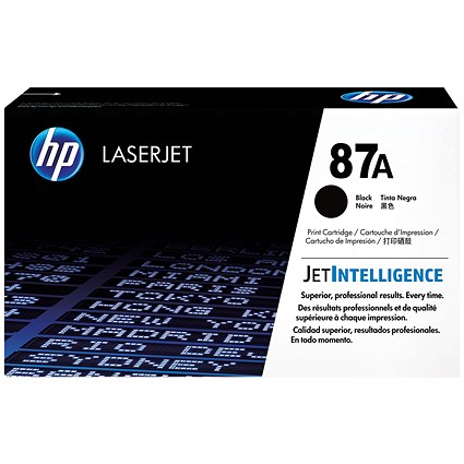 HP 87A Black Toner Cartridge CF287A