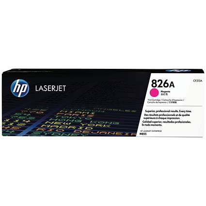 HP 826A Original LaserJet Toner Cartridge Magenta CF313A