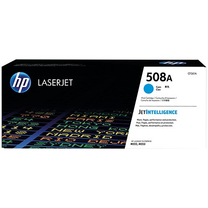 HP 508A Cyan LaserJet Toner Cartridge