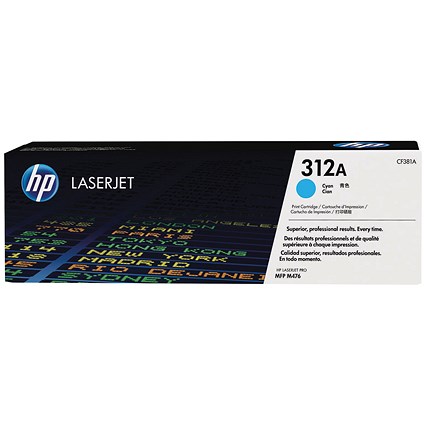 HP 312A Cyan Laser Toner Cartridge