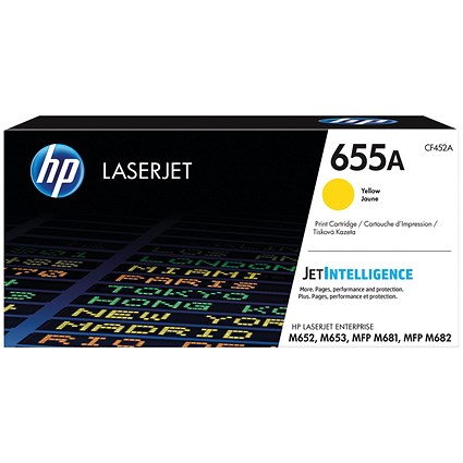 HP 655A Yellow LaserJet Toner Cartridge