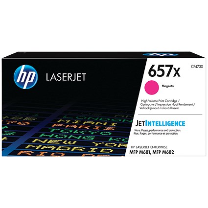 HP 657X Original LaserJet Toner Cartridge High Yield Magenta CF473X