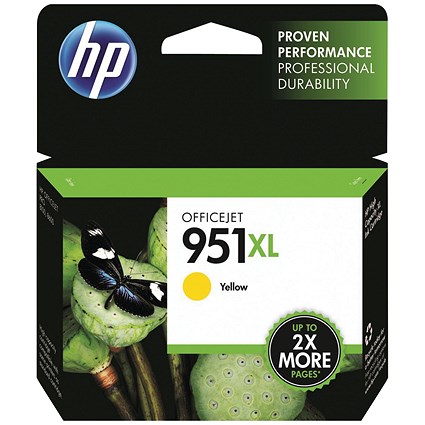 HP 951XL Yellow High Yield Ink Cartridge CN048AE HP 951XL Yellow High Yield Ink Cartridge CN048AE