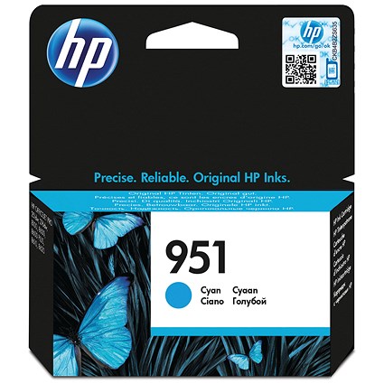 HP 951 Cyan Ink Cartridge CN050AE