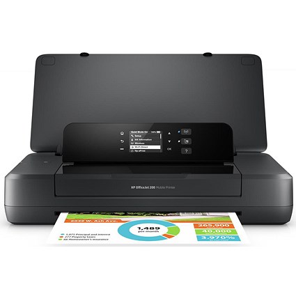 HP OfficeJet 200 Mobile A4 Inkjet Printer Ref CZ993A HP OfficeJet 200 Mobile A4 Inkjet Printer Ref CZ993A