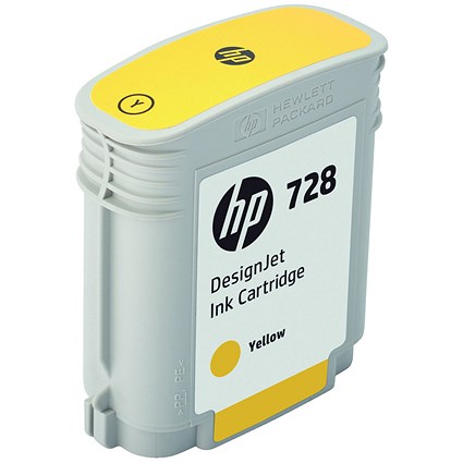 HP 728 Yellow Ink Cartridge F9J61A