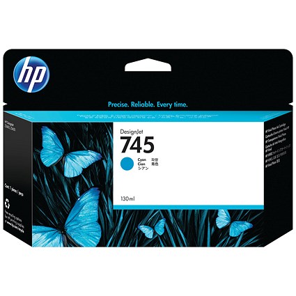 HP 745 Cyan Ink Cartridge F9J97A