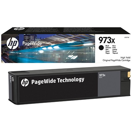 HP 973X Black PageWide High Yield Ink Cartridge L0S07AE