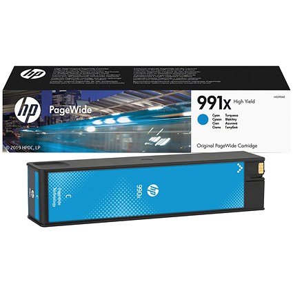 HP 991X Original PageWide Cartridge High Yield Cyan M0J90AE