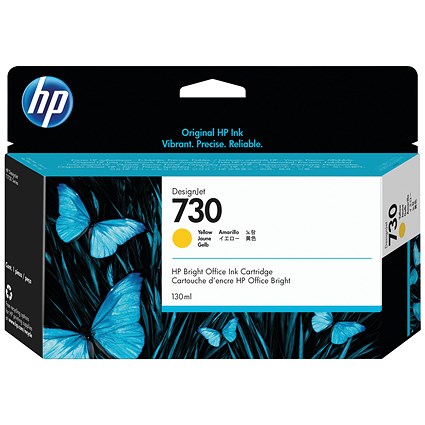 HP 730 Yellow Ink Cartridge P2V64A