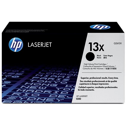 HP 13X Black Toner Cartridge Q2613X