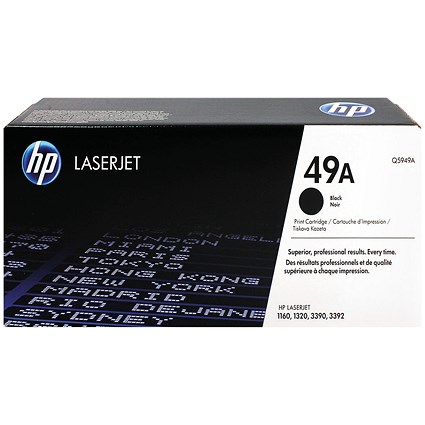 HP 49A Black Laser Toner Cartridge Q5949A
