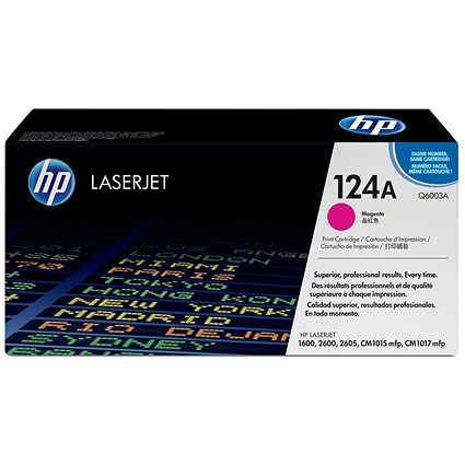HP 124A Magenta Laser Toner Cartridge