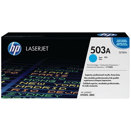 HP 503A Cyan Laser Toner Cartridge
