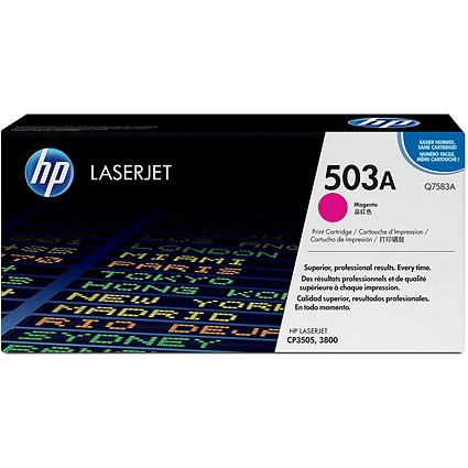 HP 503A Magenta Laser Toner Cartridge