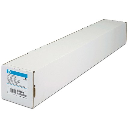 HP DesignJet Paper Roll, 841mm x 91.4m, White, 80gsm