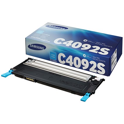 Samsung CLT-C4092S Cyan Laser Toner Cartridge Samsung CLT-C4092S Cyan Laser Toner Cartridge