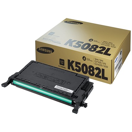 Samsung CLT-K5082L Black High Yield Laser Toner Cartridge