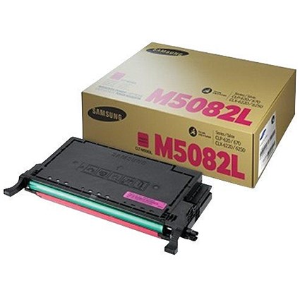 Samsung CLT-M5082L Magenta High Yield Laser Toner Cartridge