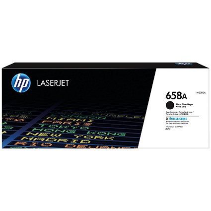 HP 658A Original LaserJet Toner Cartridge Black W2000A