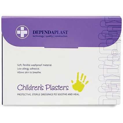 Reliance Medical Dependaplast Washproof Plasters Assorted Children (Pack of 1000)