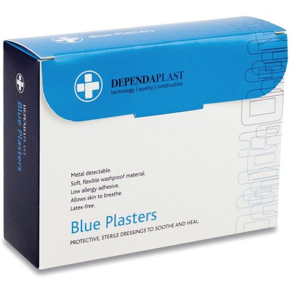 Reliance Medical Plasters Assorted Size Blue Pack of 150