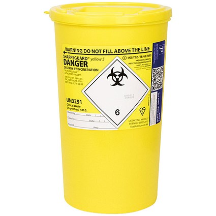 Reliance Medical Sharps Container 5 Litre
