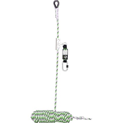 Kratos Fall Arrester On Kernmantle Rope, 20m Kratos Fall Arrester On Kernmantle Rope, 20m