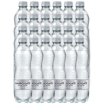 Harrogate Sparkling Water - 24 x 500ml Bottles