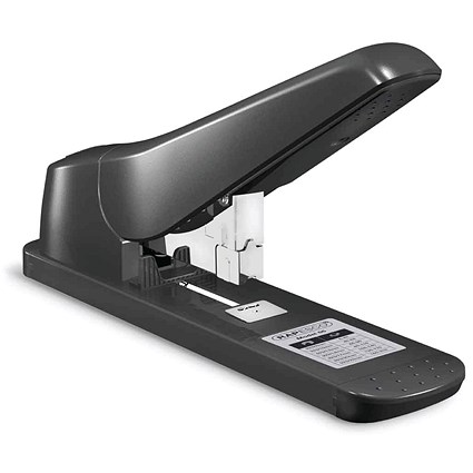 Rapesco 55 Full Strip Stapler, Capacity 210 Sheets, Black